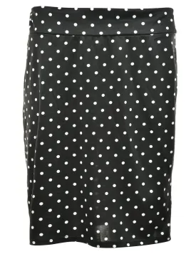 Polka Dot Pencil Skirt - M