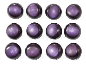 Purple Plain Matte Coat Buttons