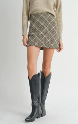 Sadie and Sage - Gossip Girl Plaid Mini Skirt