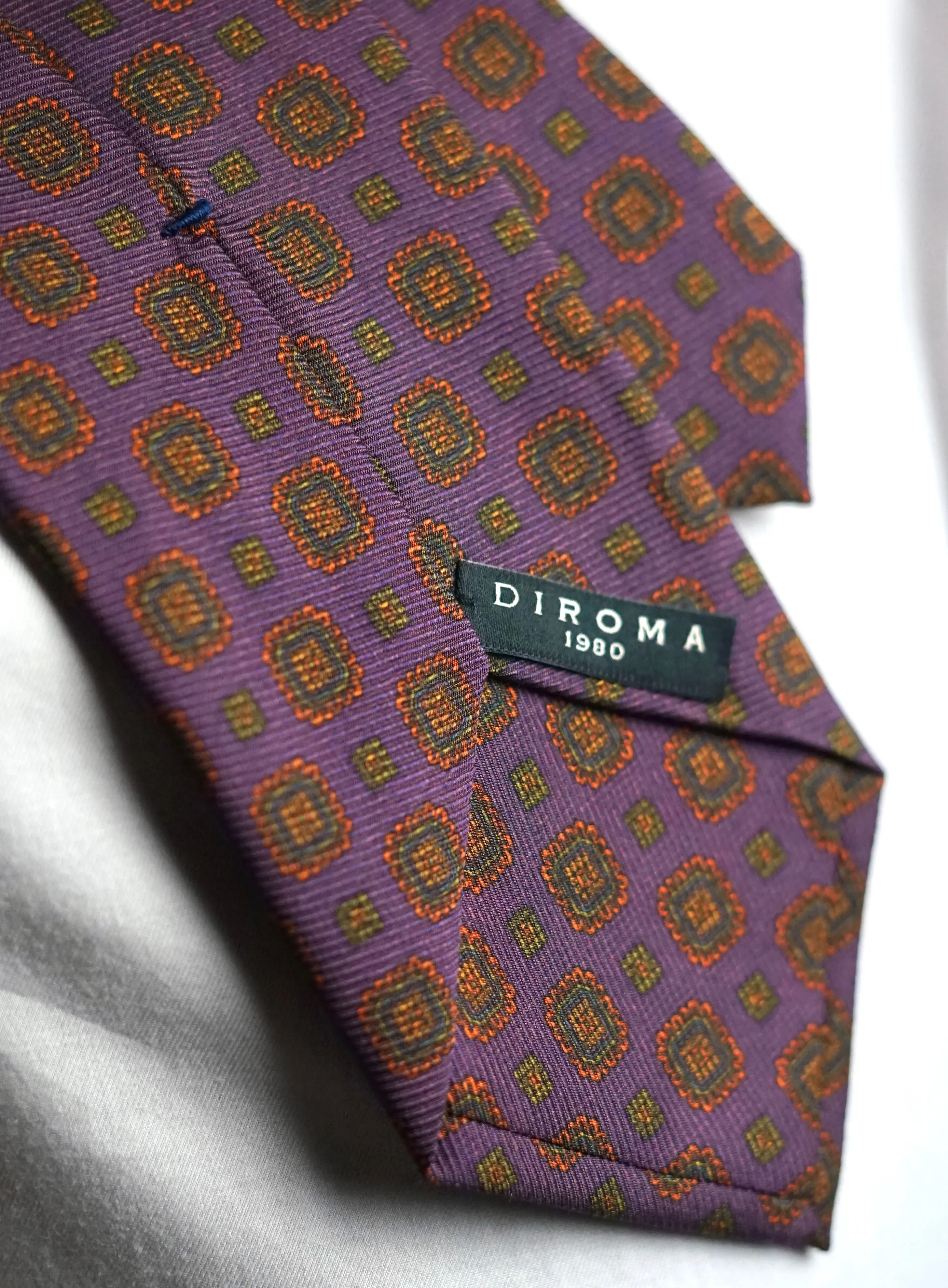 Saglione Viola Silk Necktie