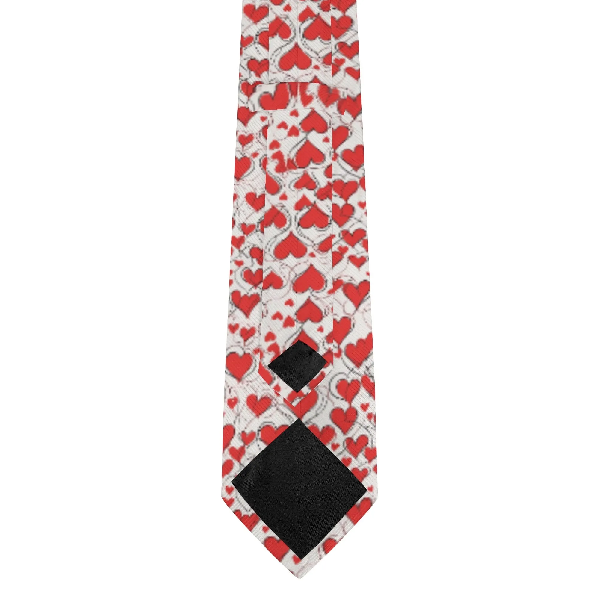 Scribble Hearts Necktie