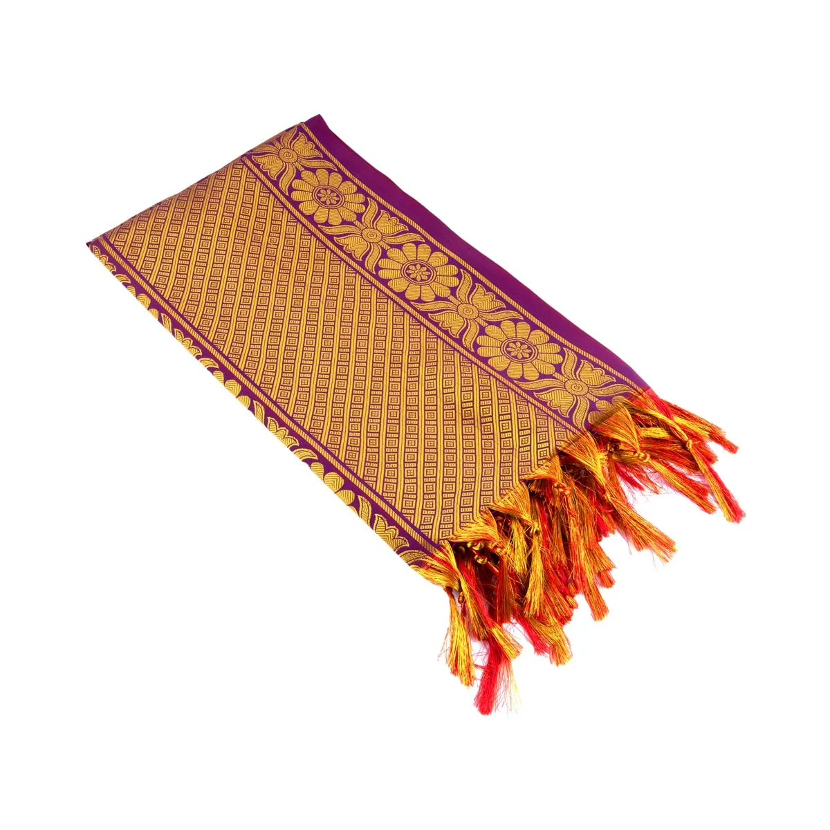 Shawl  - 2.25 Mtr - Royal King| Ponnadai Jari Shawls for Men/ Assorted Colour and Design