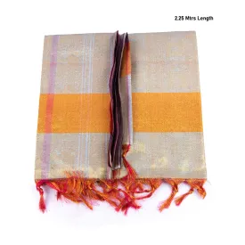 Shawl  - 2.25 Mtr - VVIP Tissue| Ponnadai Jari Shawls for Men/ Assorted Colour and Design