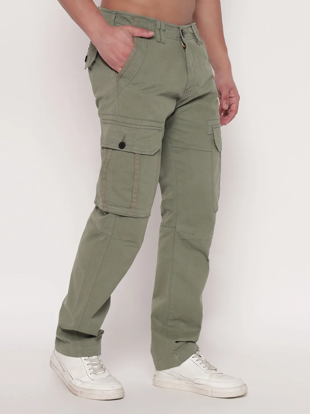 SJ VINTAGE GREEN WASH CARGO