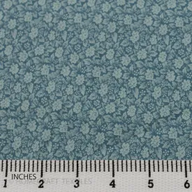 Sky Blue Mini Floral Cotton Print