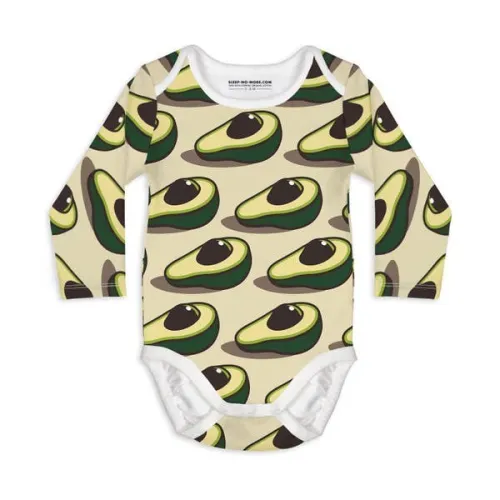 Sleep-No-More Avocado To My Toast Long Sleeve Bodysuit