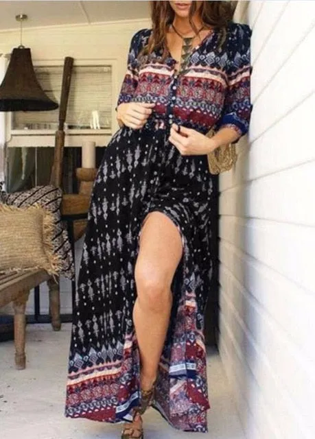 So Not Basic Maxi Dress - Black