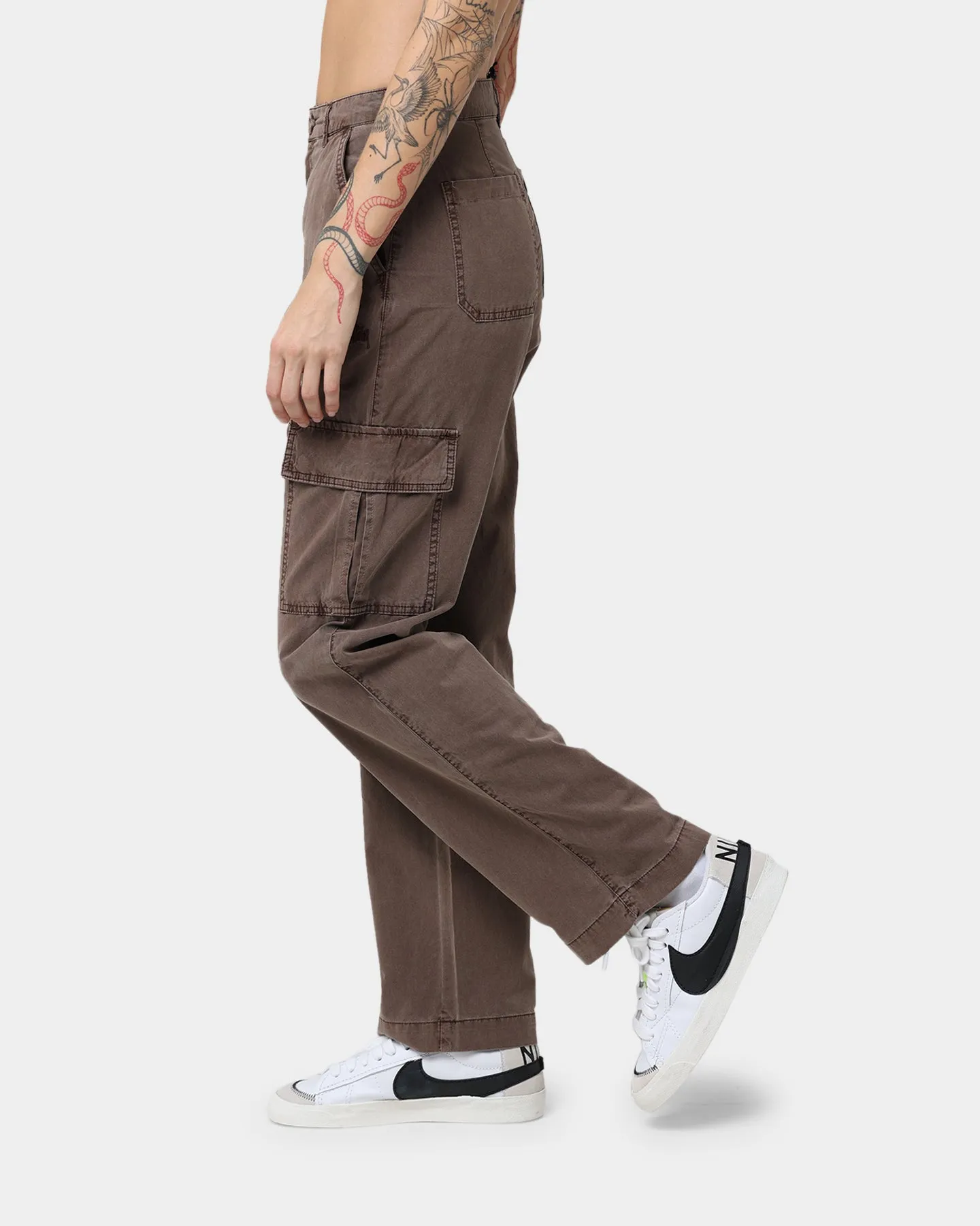 Stussy Women's Frankie Cargo Pants Brown