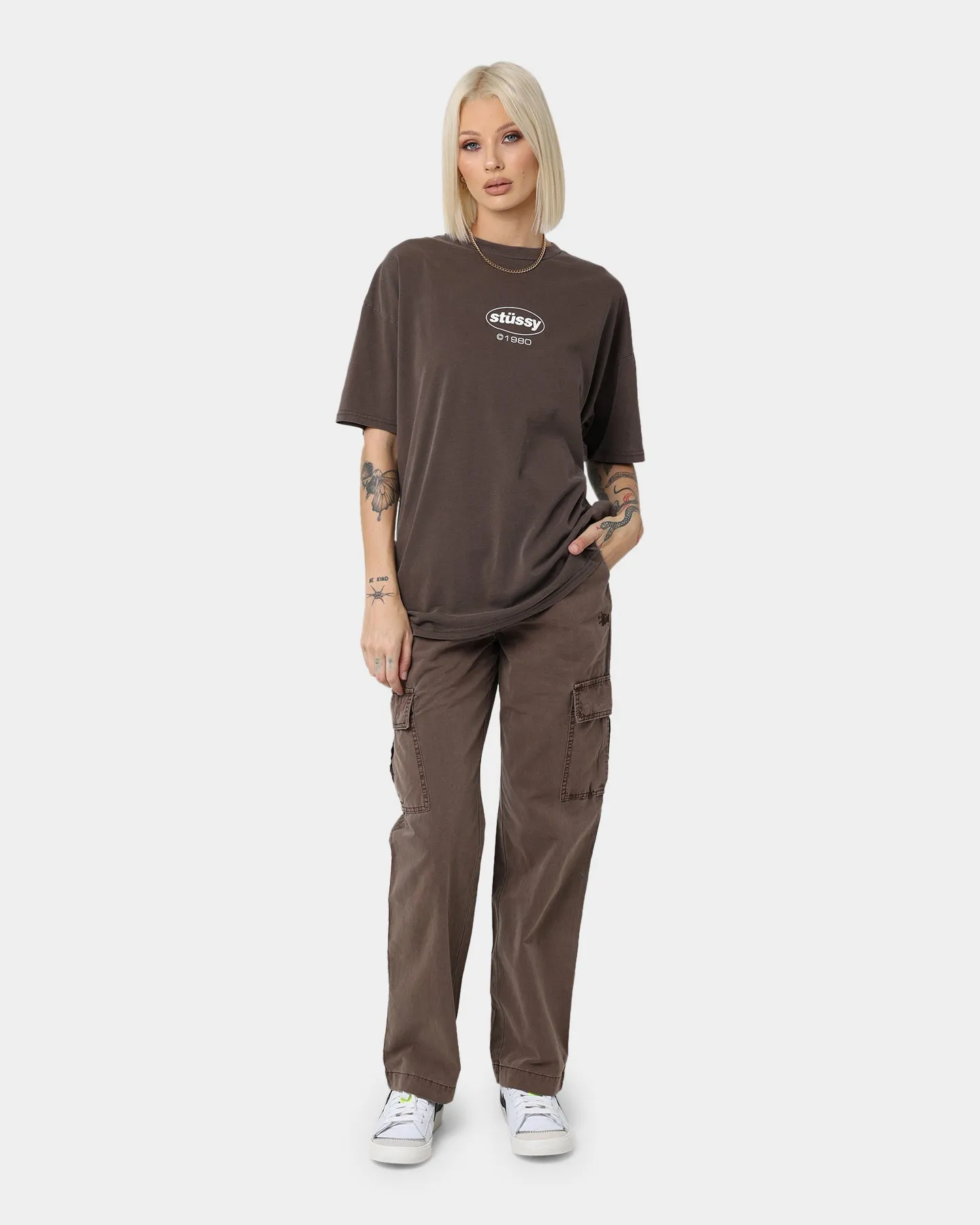 Stussy Women's Frankie Cargo Pants Brown