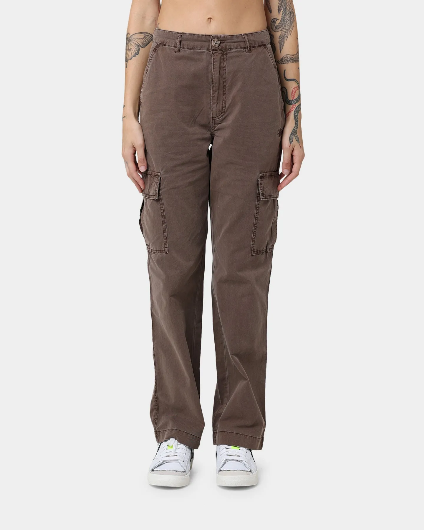 Stussy Women's Frankie Cargo Pants Brown