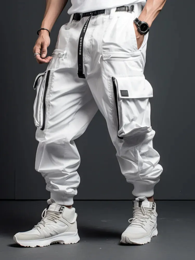 Stylish White Cargo Pants