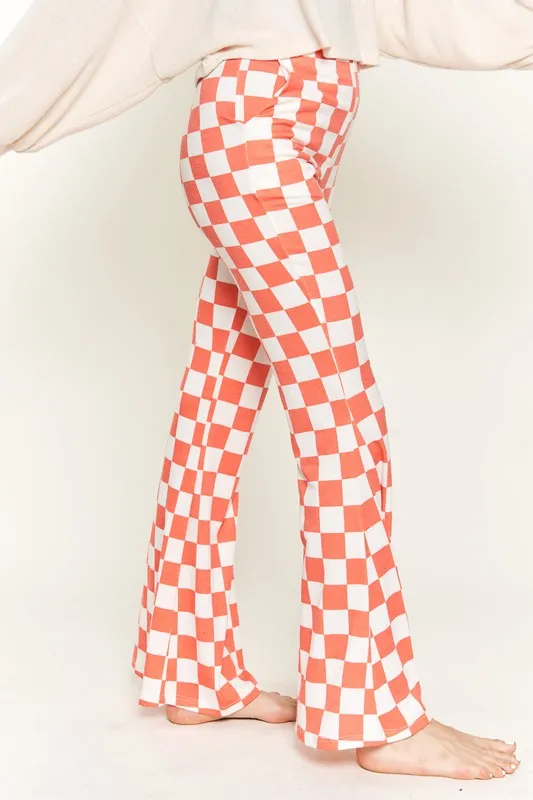 TENNESSEE ORANGE AND WHITE CHECKERED PANTS