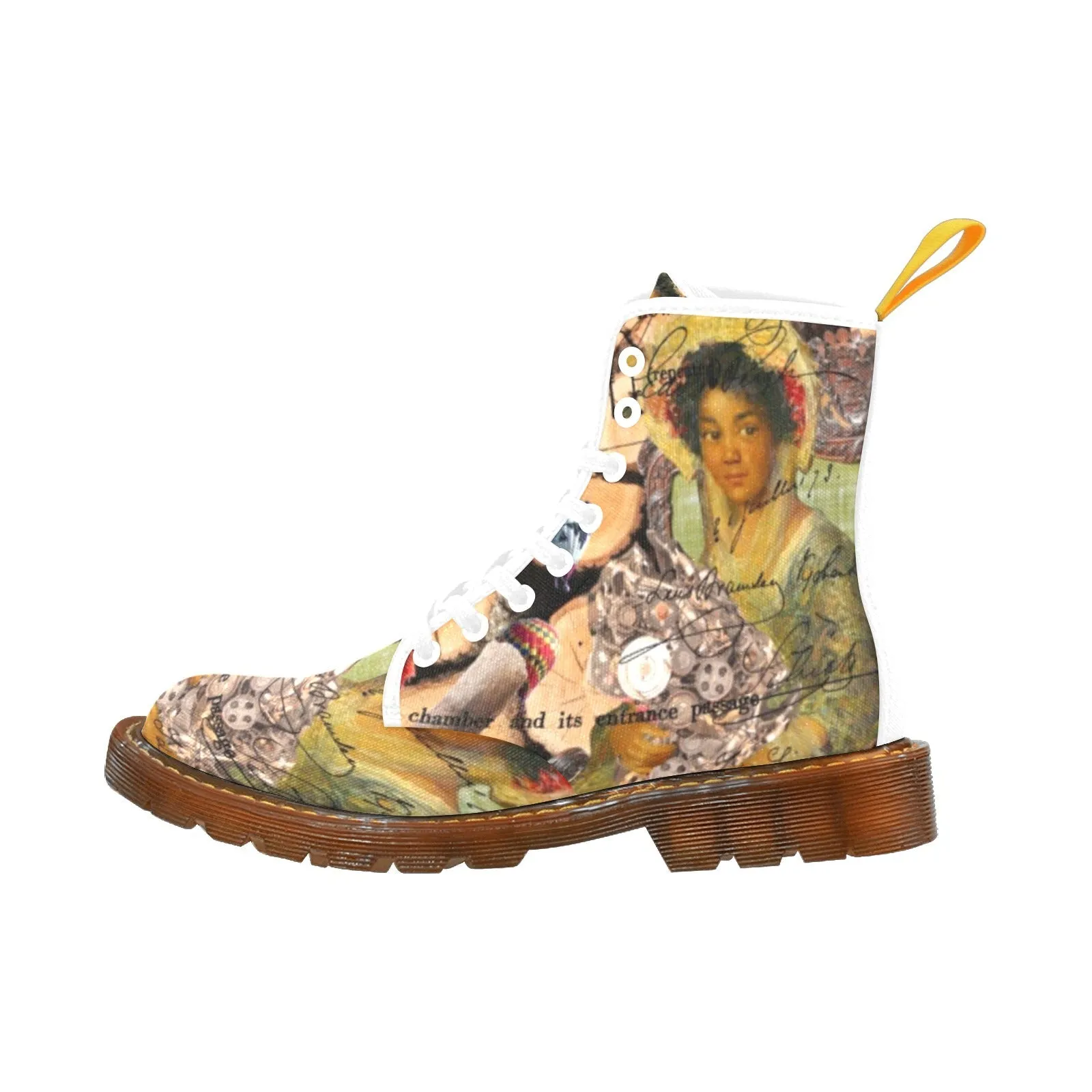 THE KEEPER OF THE ENGINE III Women's All Over Print Fabric High Boots