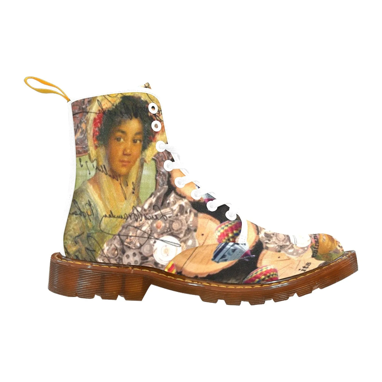 THE KEEPER OF THE ENGINE III Women's All Over Print Fabric High Boots