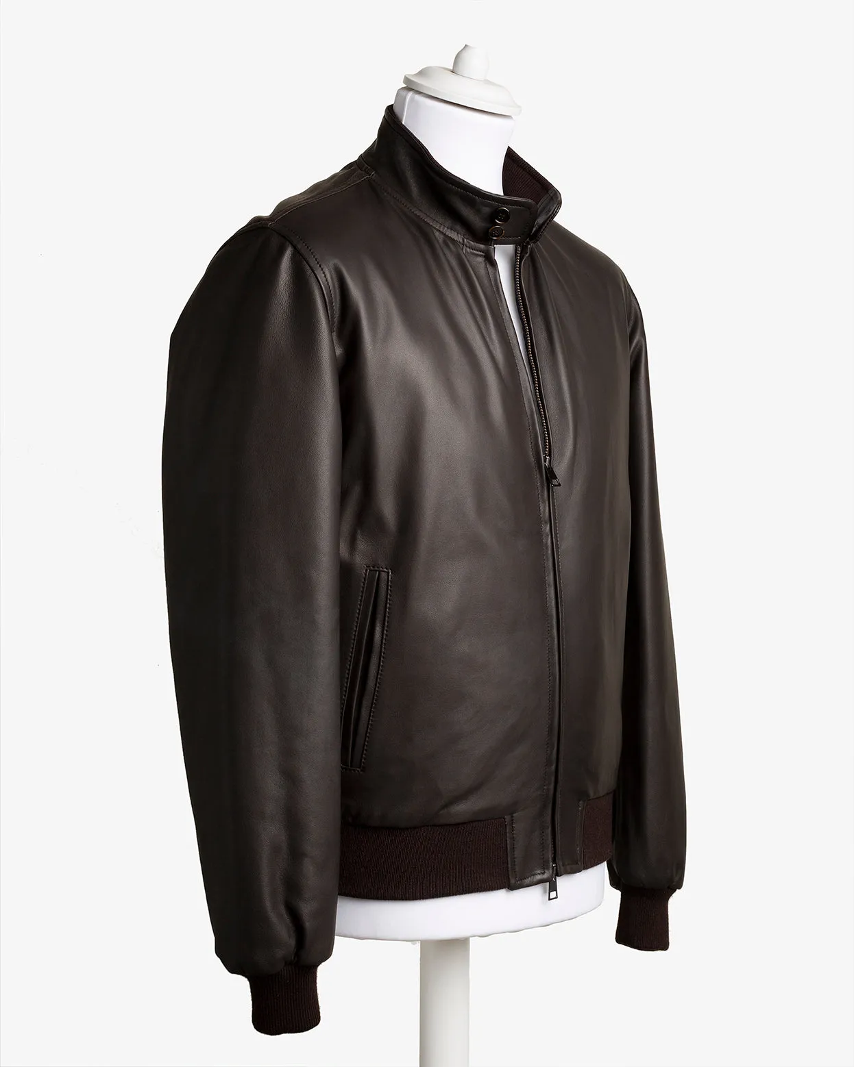 The Ultimate Winter Leather Jacket – Down-lined Interior