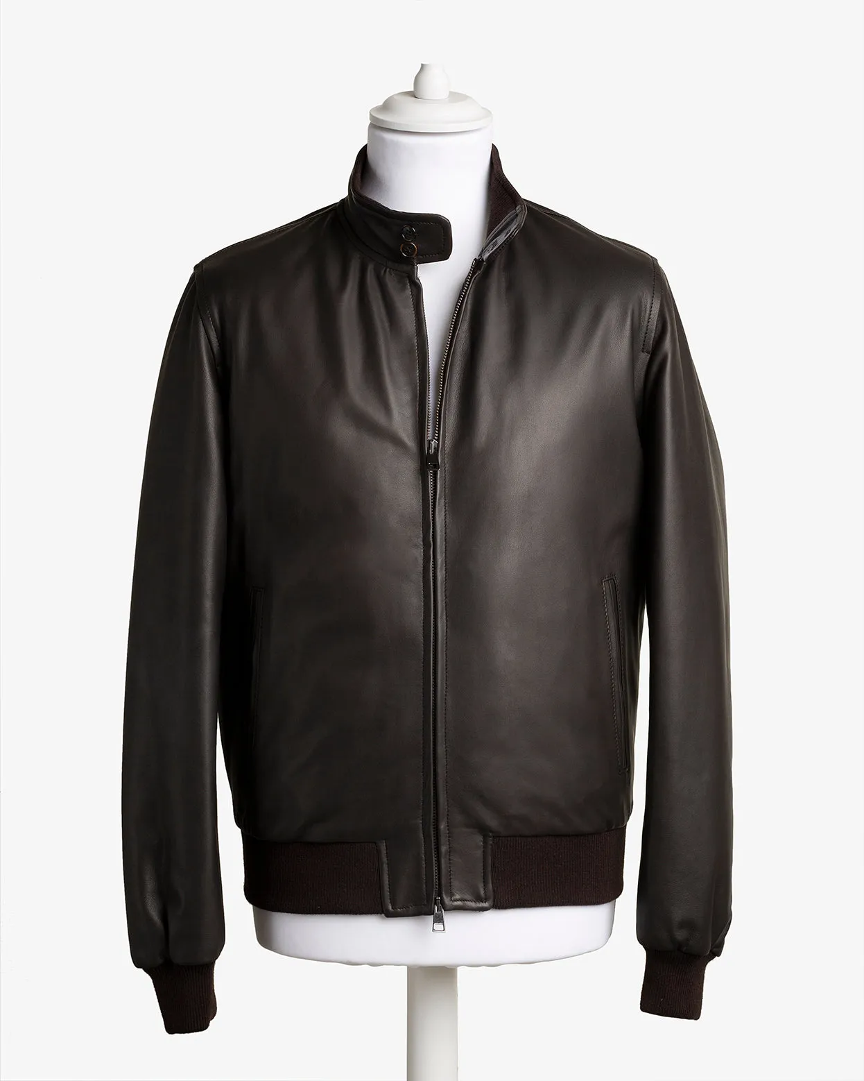 The Ultimate Winter Leather Jacket – Down-lined Interior