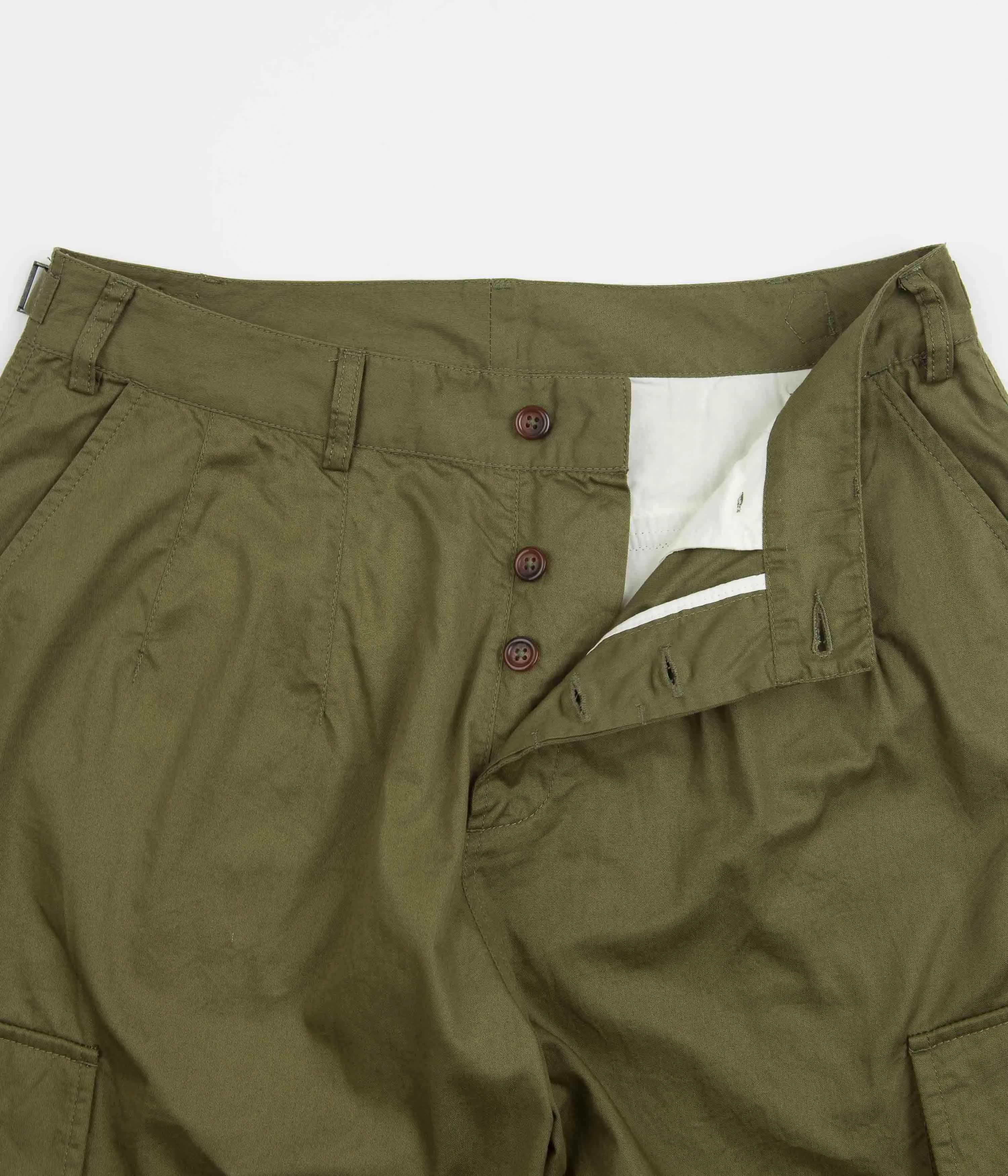 Universal Works Loose Cargo Pants - Olive