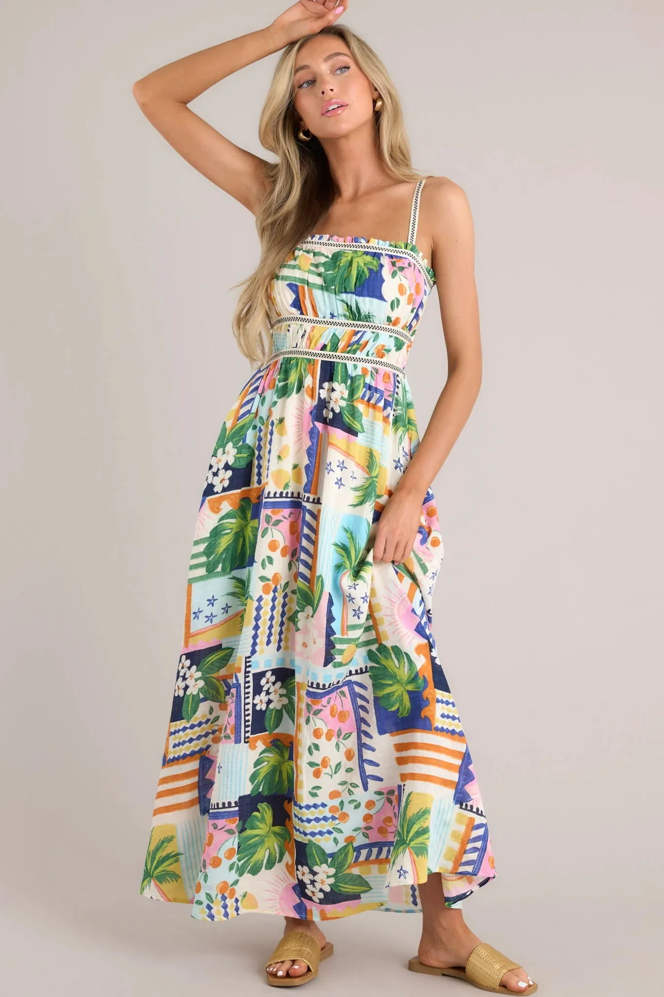 🌸Up to 80% off🔥 ART FEST MAXI DRESS, MULTI