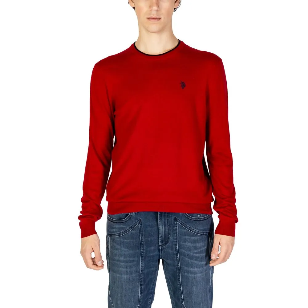 U.S. POLO ASSN. Red Viscose Sweater