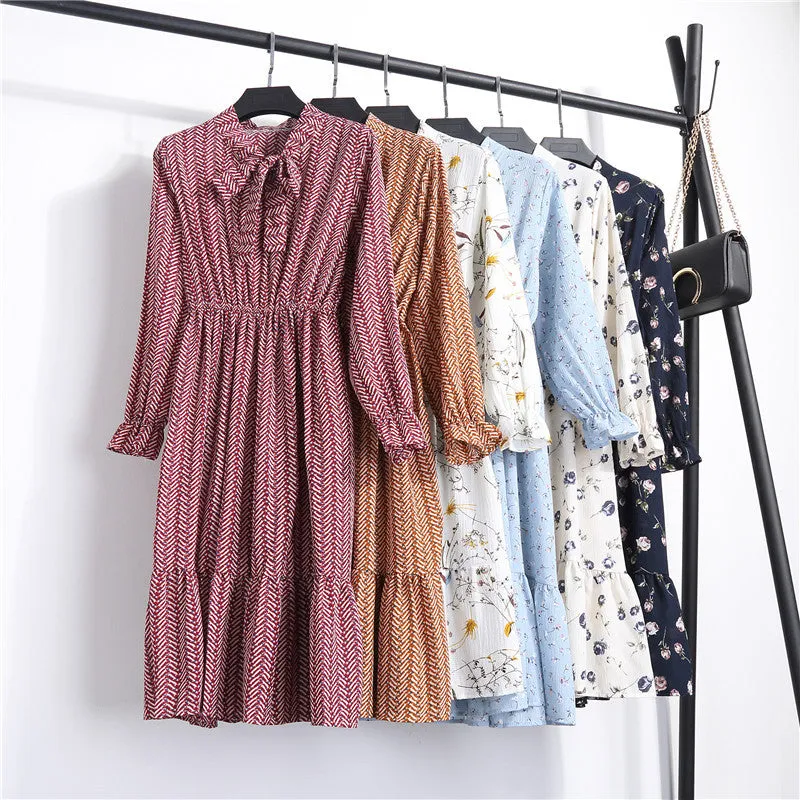 VenusFox Chiffon Casual floral Dresses