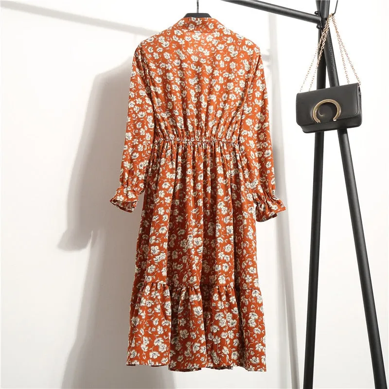 VenusFox Chiffon Casual floral Dresses