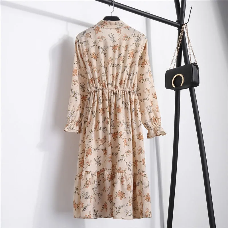 VenusFox Chiffon Casual floral Dresses