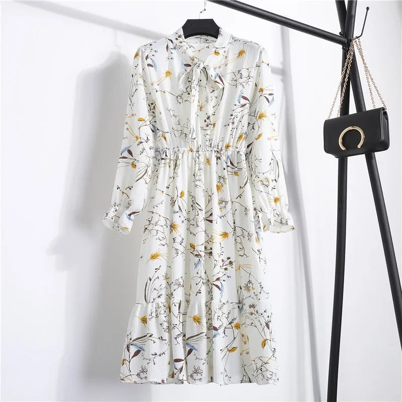 VenusFox Chiffon Casual floral Dresses