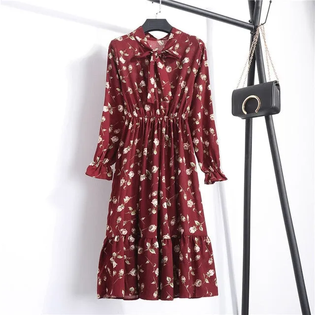 VenusFox Chiffon Casual floral Dresses