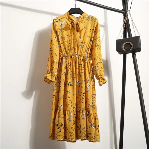 VenusFox Chiffon Casual floral Dresses