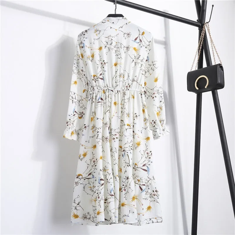 VenusFox Chiffon Casual floral Dresses