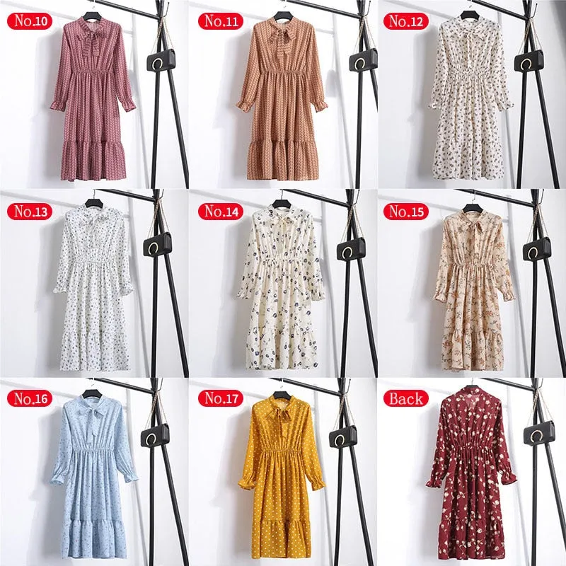 VenusFox Chiffon Casual floral Dresses