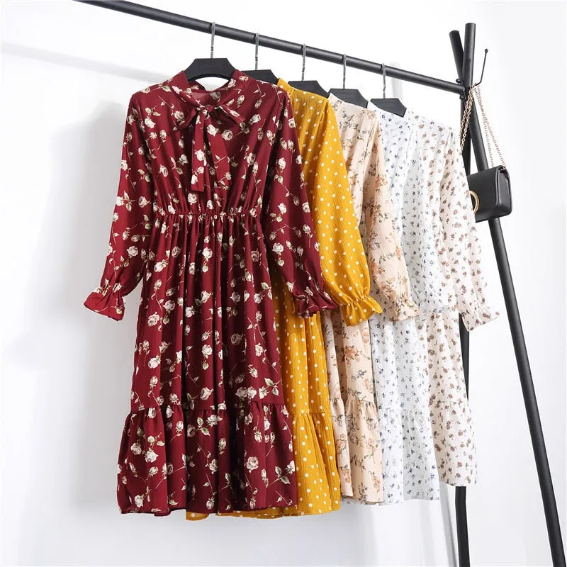 VenusFox Chiffon Casual floral Dresses