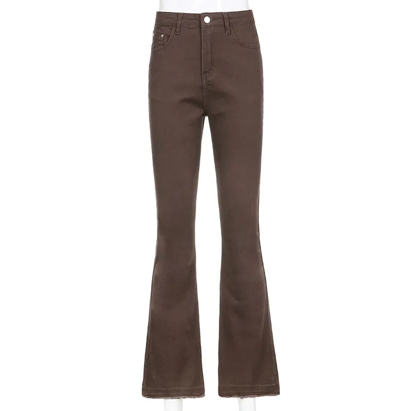 Vintage Straight Flare Pants