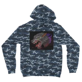 Wolf Camouflage Adult Hoodie